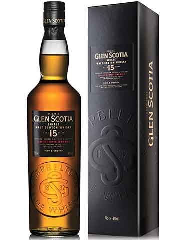 Glen Scotia 15 yr old, 46%, Single Malt Scotch Whisky – SMWhisky